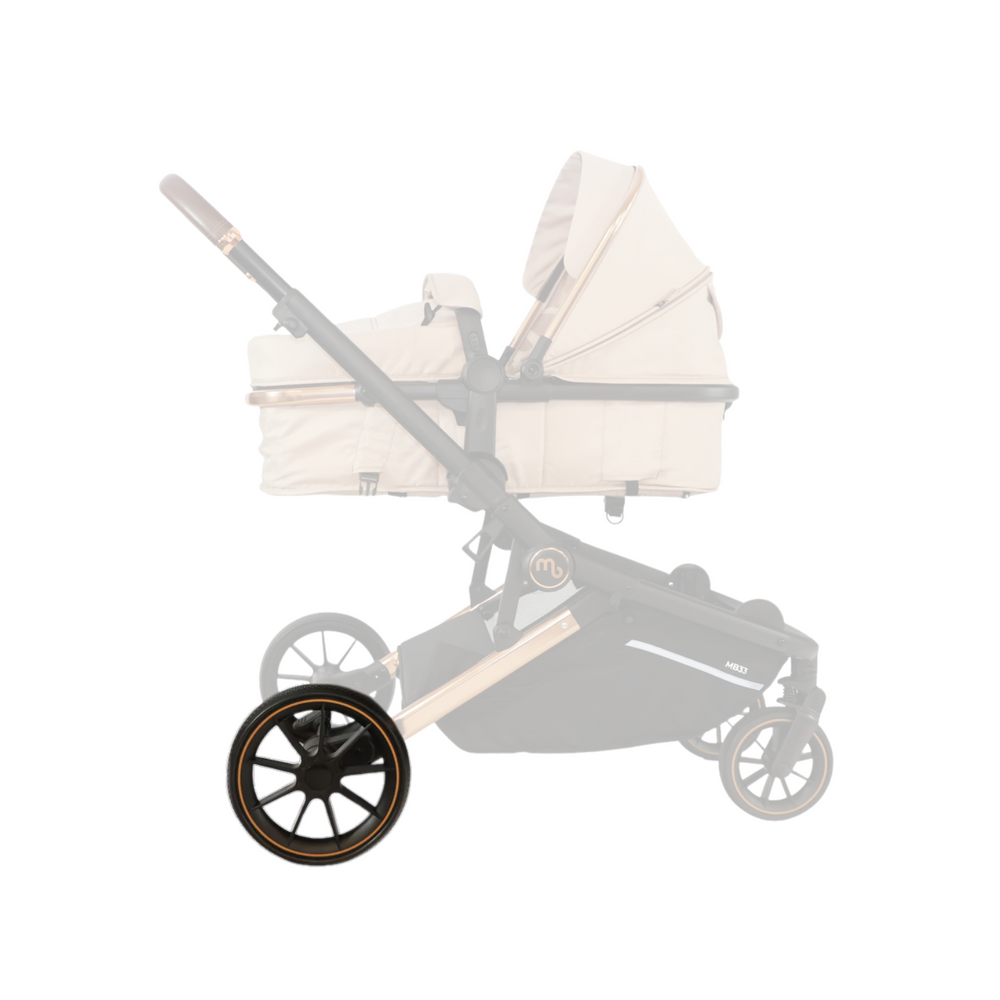 MB33 Back Wheel - Black & Orange