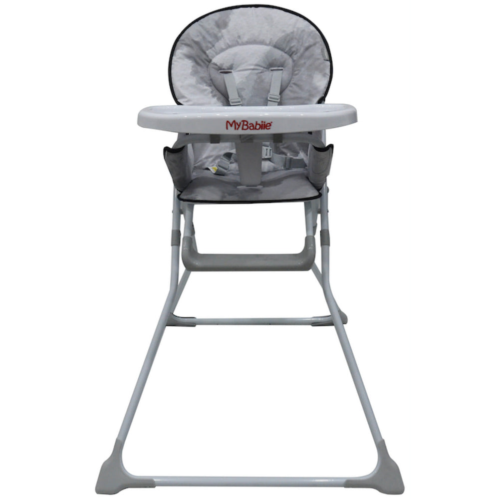 My Babiie Grey Tie Dye Compact Highchair - Lidl - Grade B