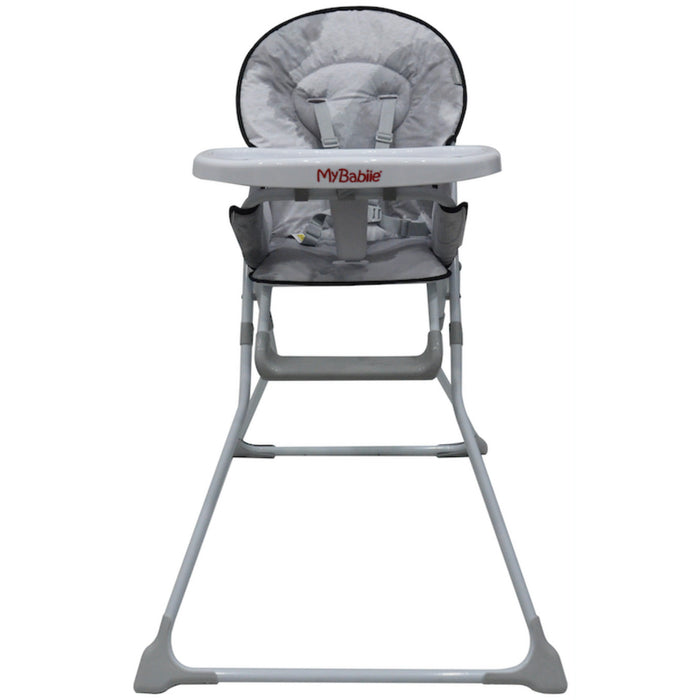 My Babiie Grey Tie Dye Compact Highchair - Lidl - Grade B