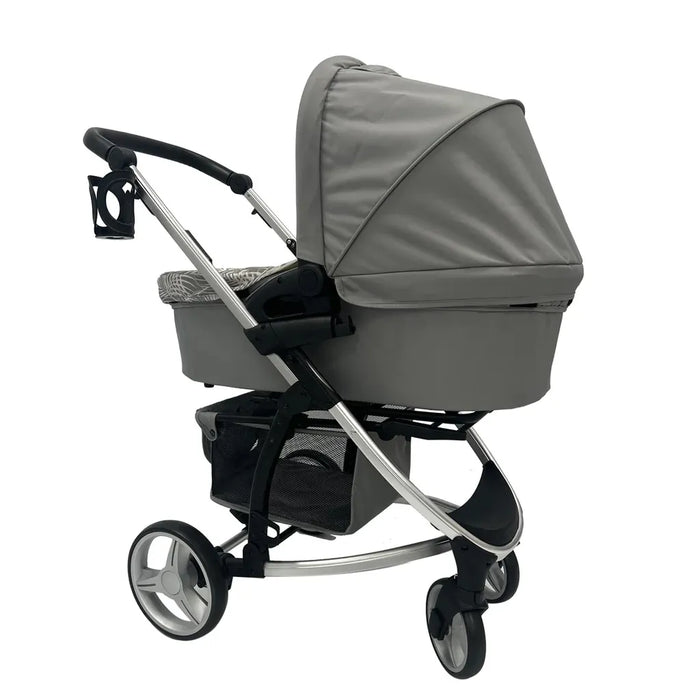 My Babiie MB200i 3-in-1 Travel System with i-Size Car Seat - Samantha Faiers Grey Tropical - Grade C