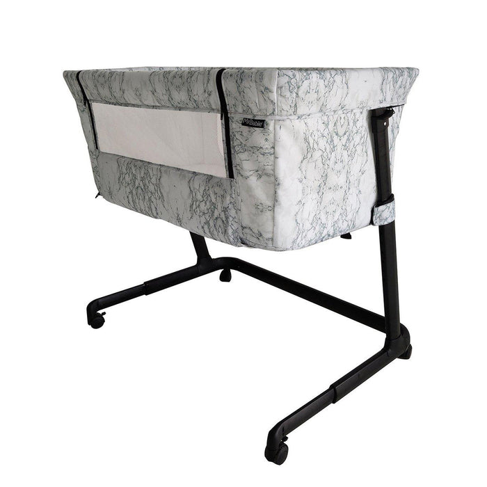Bedside Closer Crib - Grey Marble - Grade A