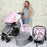 Dani Dyer Pink and Grey Travel System - Grade A