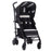 MB51 Lightweight Stroller - Charcoal Stripes