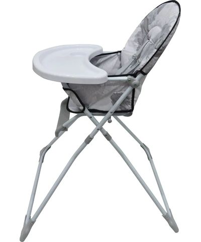 My Babiie Grey Tie Dye Compact Highchair - Grade A